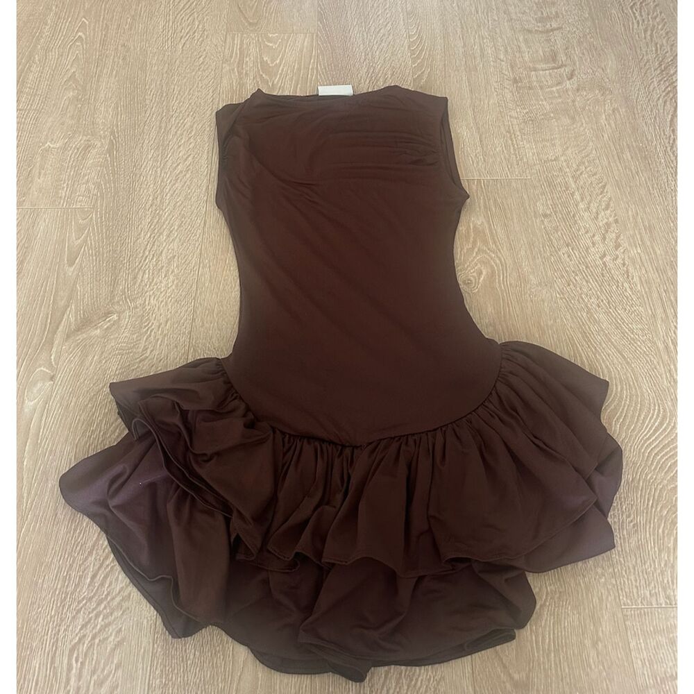 Ballerina Dress in Wood Belle The Label Color: Wood Size: XS